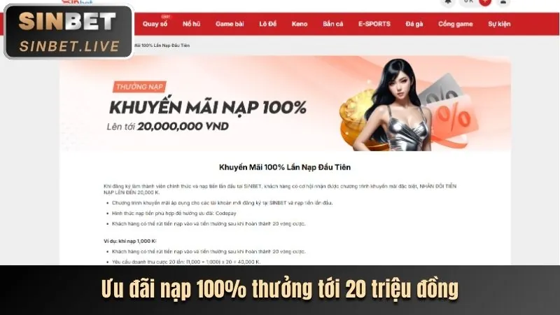 Khuyến mãi nạp tiền 188bet